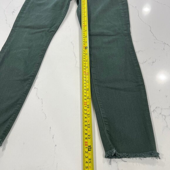 Mother Women's jeans Desc Lookers Ankle Fray Dye Emerald Style 1431-309 size 27 - Picture 4 of 10
